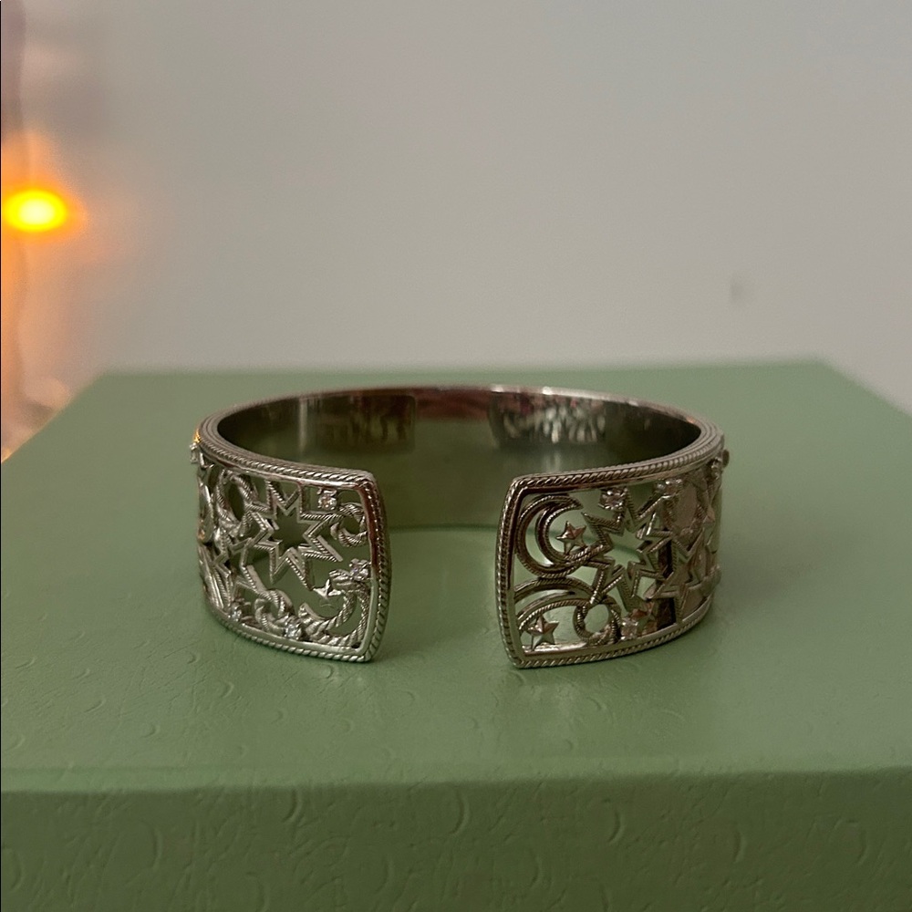 Judith Ripka Silver Bracelet with Blue Accents - Picture 2 of 5